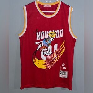 Cactus Jack by Travis Scott BR Mitchell & Ness Houston Rockets NBA Remix Jersey